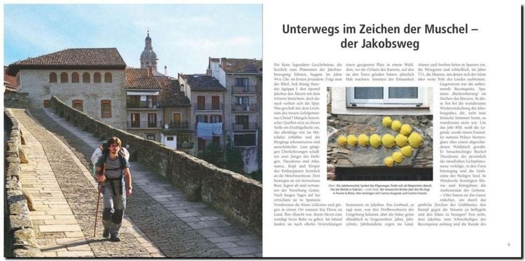 Produktbild: Auf dem Jakobsweg - Unterwegs im Zeichen der Muschel