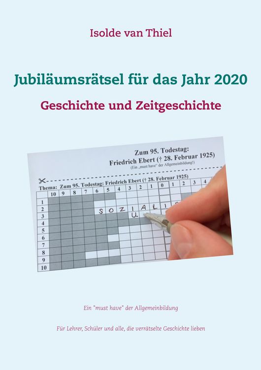 Produktbild: Jubil&auml;umsr&auml;tsel f&uuml;r das Jahr 2020