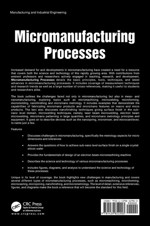 Produktbild: Micromanufacturing Processes