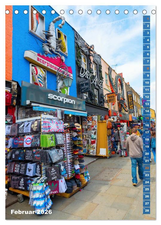 Produktbild: London ist eine Reise wert (Tischkalender 2026 DIN A5 hoch), CALVENDO Monatskalender