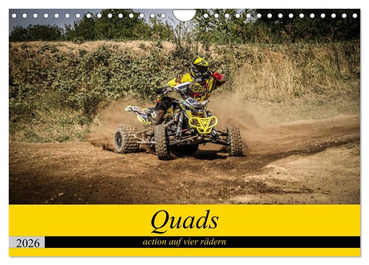 Produktbild: Quad`s action auf vier r&auml;dern (Wandkalender 2026 DIN A4 quer), CALVENDO Monatskalender