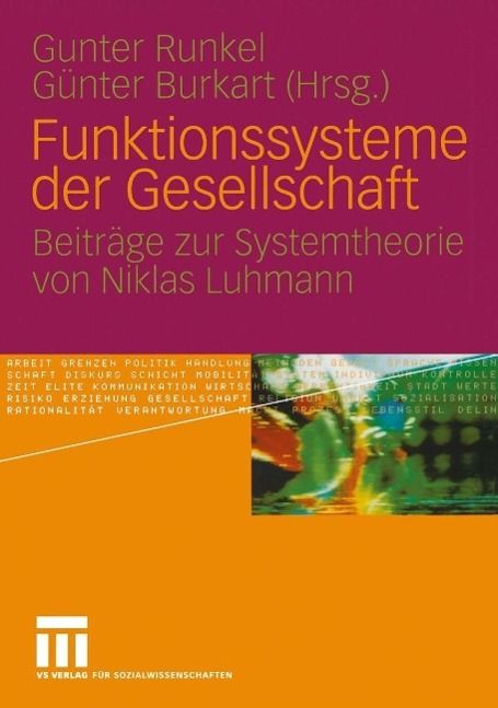 Produktbild: Funktionssysteme der Gesellschaft
