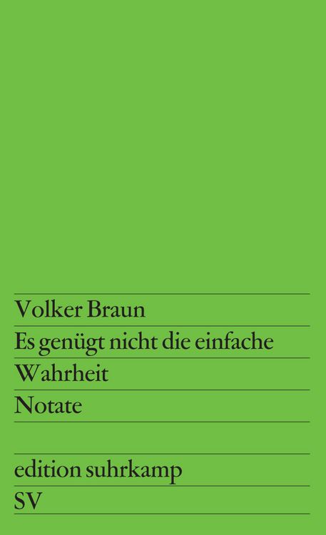 Produktbild: Es gen&uuml;gt nicht die einfache Wahrheit