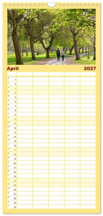 Produktbild: Familienplaner 2027 - Stratford upon Avon - Shakespeare-Stadt mit 5 Spalten (Wandkalender, 21 x 45 cm) CALVENDO