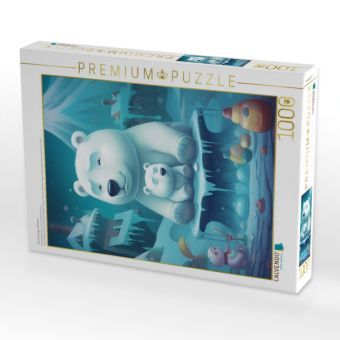 Produktbild: CALVENDO Puzzle Die kuscheligen Eisb&auml;ren | 1000 Teile Lege-Gr&ouml;&szlig;e 64x48cm Foto-Puzzle f&uuml;r gl&uuml;ckliche Stunden