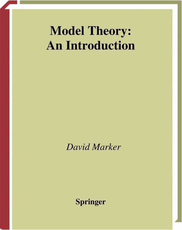 Produktbild: Model Theory : An Introduction