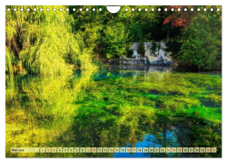 Produktbild: Faszinierende Karstquellen auf der Schw&auml;bischen Alb (Wandkalender 2026 DIN A4 quer), CALVENDO Monatskalender