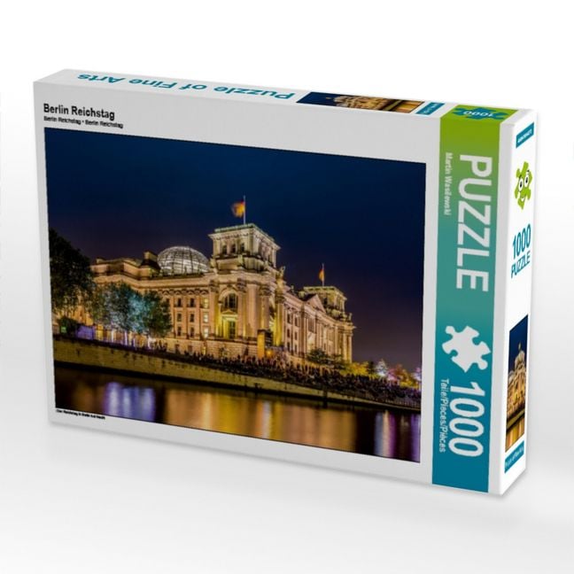 Produktbild: CALVENDO Puzzle Berlin Reichstag | 1000 Teile Lege-Gr&ouml;&szlig;e 64x48cm Foto-Puzzle f&uuml;r gl&uuml;ckliche Stunden