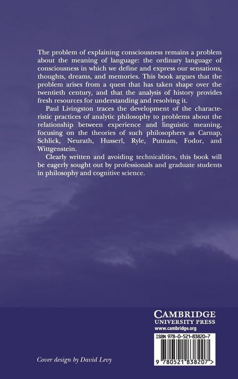 Produktbild: Philosophical History and the Problem of Consciousness