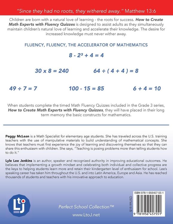 Produktbild: How to Create Math Experts with Fluency Quizzes Grade 3