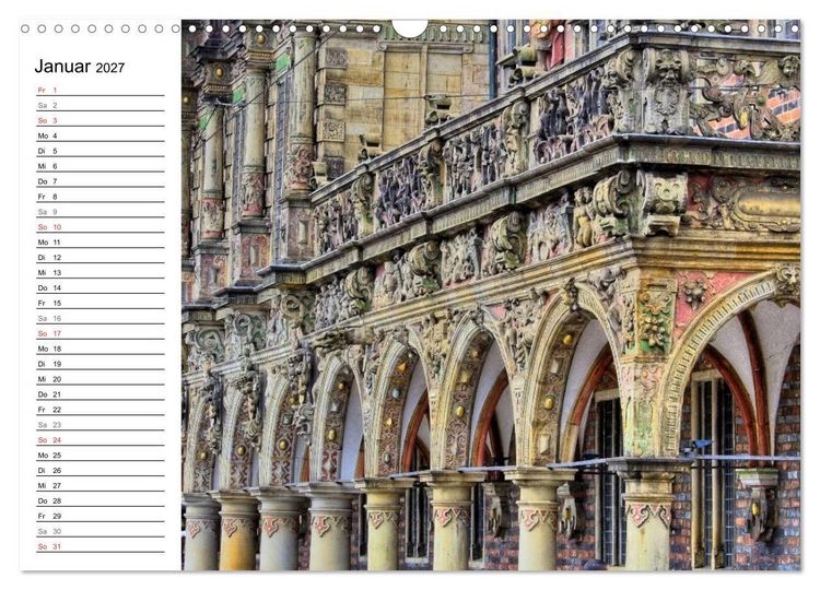 Produktbild: Bremen ganz nah (Wandkalender 2027 DIN A3 quer), CALVENDO Monatskalender
