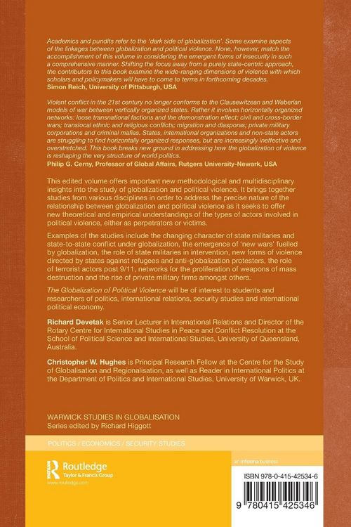 Produktbild: The Globalization of Political Violence