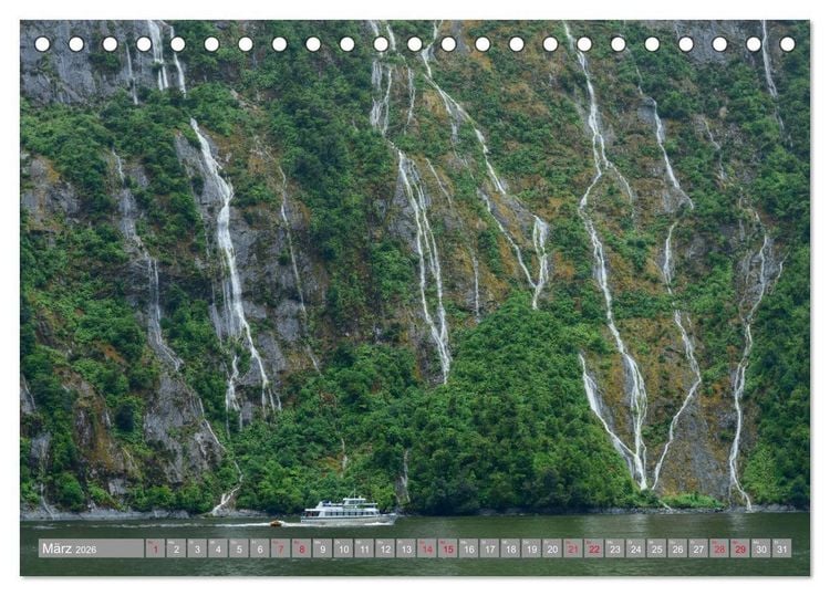 Produktbild: Beautiful Neuseeland (Tischkalender 2026 DIN A5 quer), CALVENDO Monatskalender