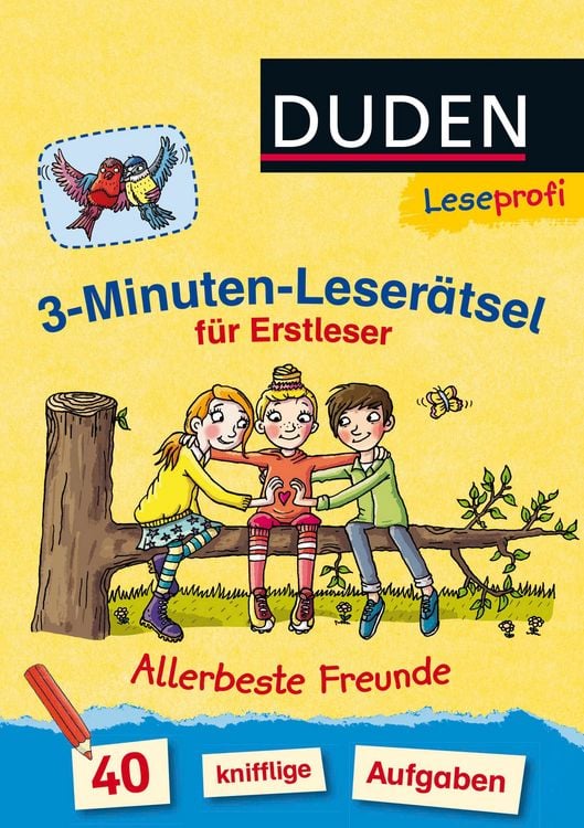 Produktbild: Duden Leseprofi &ndash; 3-Minuten-Leser&auml;tsel f&uuml;r Erstleser: Allerbeste Freunde
