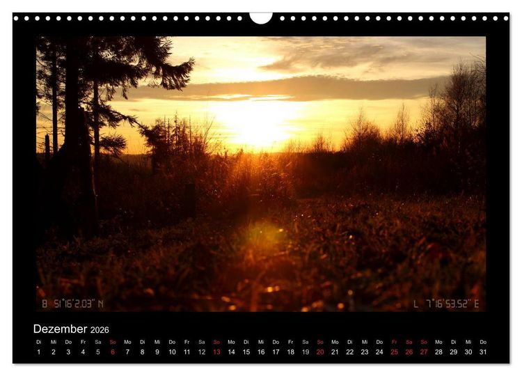 Produktbild: Geo-Tagging in Schwelm (Wandkalender 2026 DIN A3 quer), CALVENDO Monatskalender