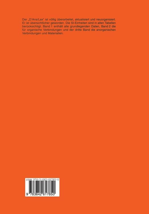 Produktbild: Taschenbuch f&uuml;r Chemiker und Physiker