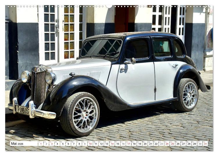 Produktbild: MG Classics - Britische Oldtimer in Kuba (Wandkalender 2026 DIN A2 quer), CALVENDO Monatskalender