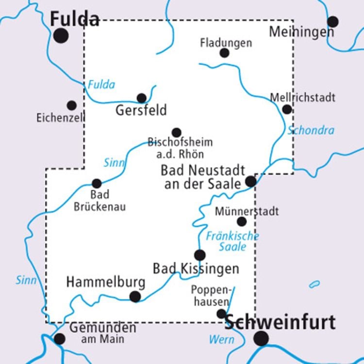 Produktbild: Mountainbikekarte Rh&ouml;n 1 : 50 000