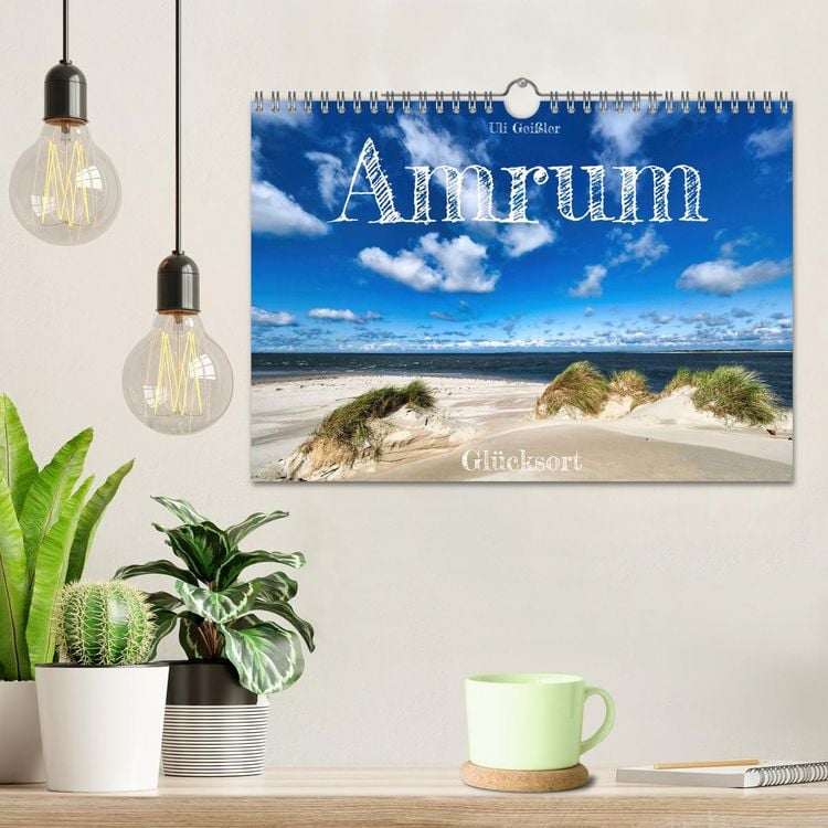 Produktbild: Amrum Gl&uuml;cksort (Wandkalender 2026 DIN A4 quer), CALVENDO Monatskalender