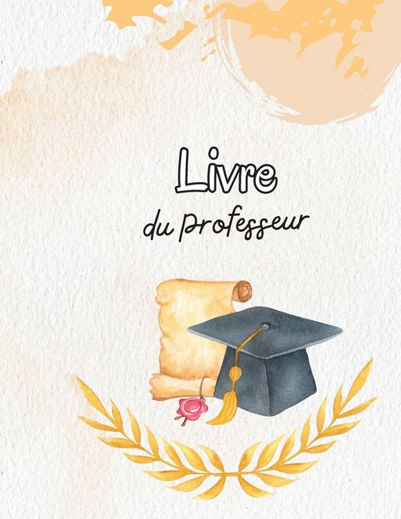 Produktbild: Registre des pr&eacute;sences du Professeur
