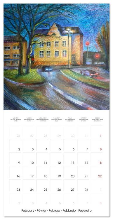 Produktbild: Lieux merveilleux (Calendrier mural carr&eacute; 2026 30x30 cm) Calendrier double avec une page pour vos prises de notes