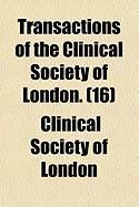 Produktbild: Transactions of the Clinical Society of London. (16)