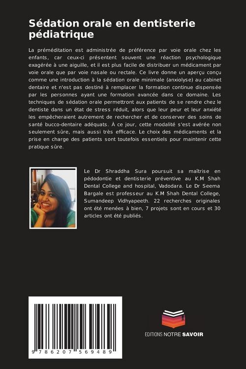 Produktbild: S&eacute;dation orale en dentisterie p&eacute;diatrique