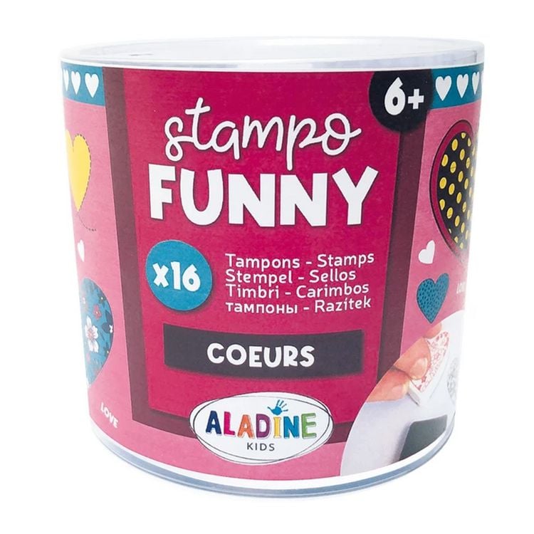 Produktbild: ALADINE - Kinder Stempel Funny Herzen