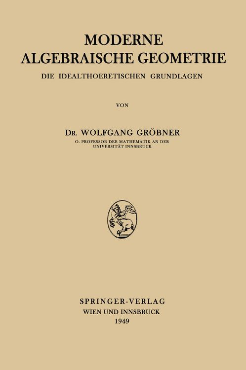 Produktbild: Moderne Algebraische Geometrie