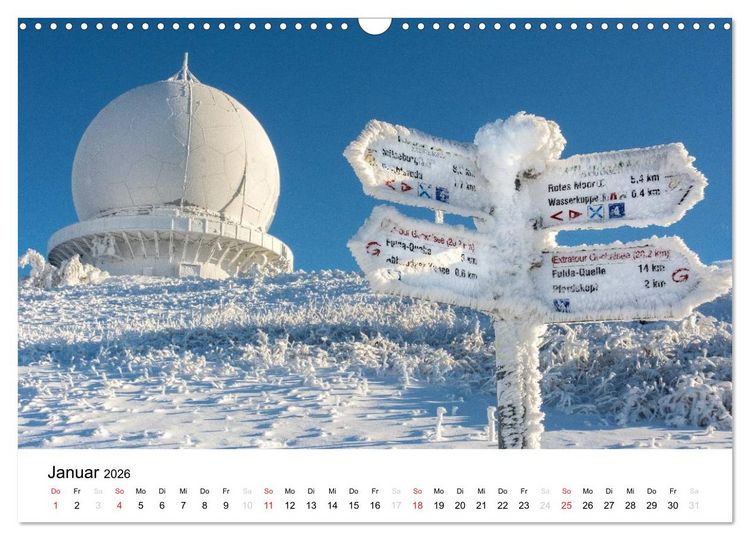 Produktbild: Naturerlebnis im Biosph&auml;renreservat Rh&ouml;n (Wandkalender 2026 DIN A3 quer), CALVENDO Monatskalender