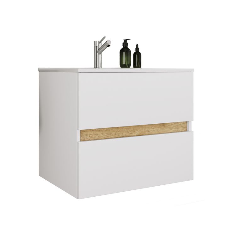 Produktbild: 2 tlg. Badm&ouml;bel-Set mit Waschbecken Cosila-I 61 cm