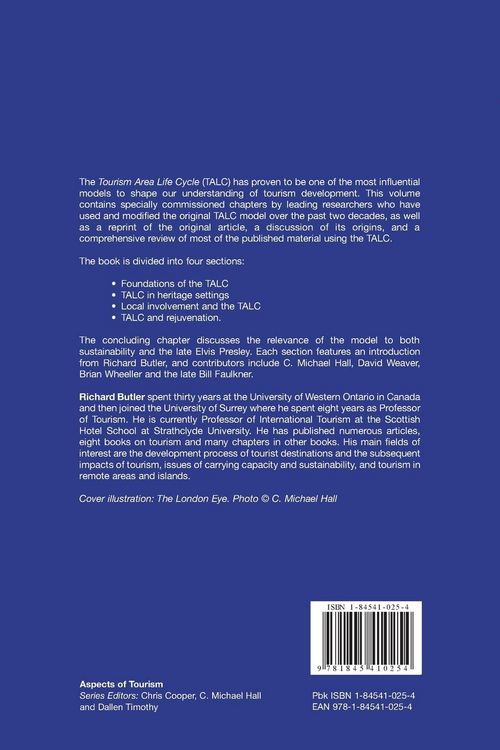 Produktbild: The Tourism Area Life Cycle, Vol. 1