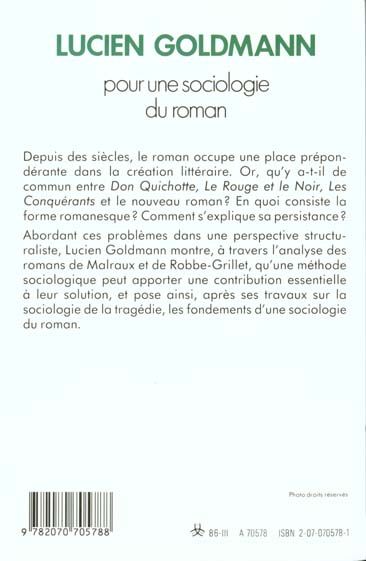 Produktbild: Pour une sociologie du roman
