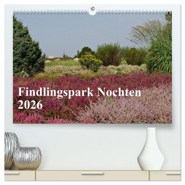 Produktbild: Findlingspark Nochten 2026 (hochwertiger Premium Wandkalender 2026 DIN A2 quer), Kunstdruck in Hochglanz