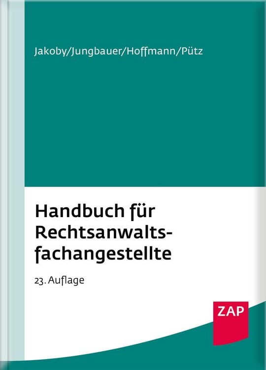 Produktbild: Handbuch f&uuml;r Rechtsanwaltsfachangestellte