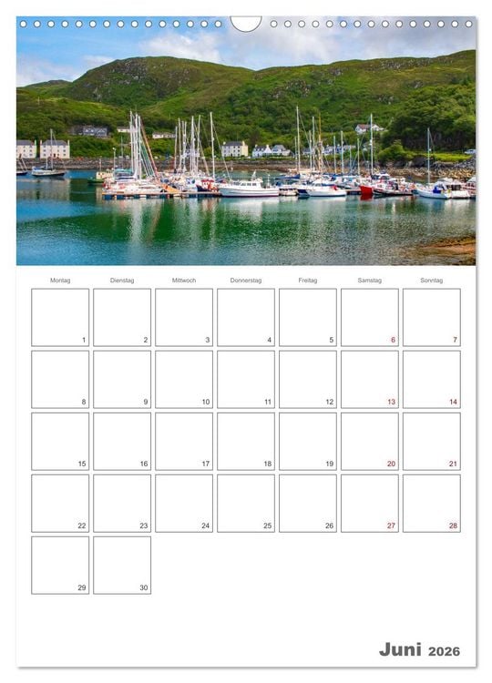 Produktbild: Schottland - Reiseplaner (Wandkalender 2026 DIN A3 hoch), CALVENDO Monatskalender