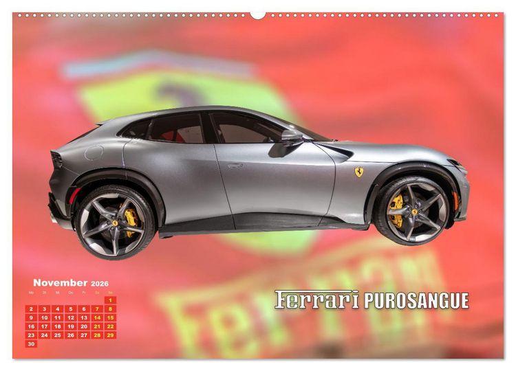 Produktbild: Ferrari - Synonym f&uuml;r Motorsport (Wandkalender 2026 DIN A2 quer), CALVENDO Monatskalender