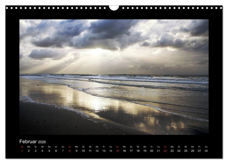 Produktbild: An der Nordsee (Wandkalender 2026 DIN A3 quer), CALVENDO Monatskalender