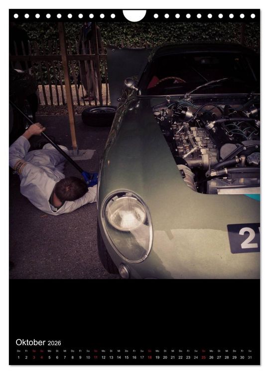 Produktbild: MotorSchau Goodwood Revival (Wandkalender 2026 DIN A4 hoch), CALVENDO Monatskalender