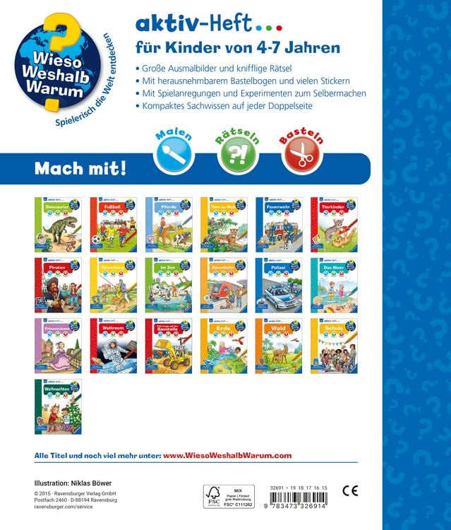 Produktbild: Wieso? Weshalb? Warum? aktiv-Heft - Feuerwehr