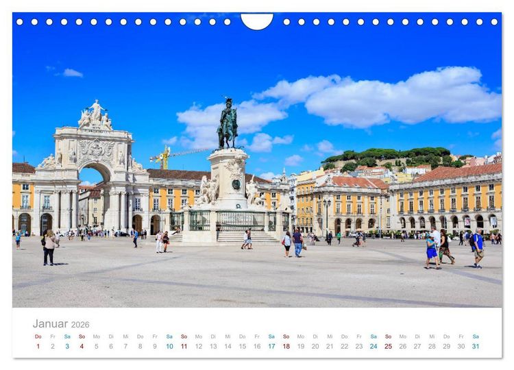 Produktbild: Lissabon - Stadt der K&ouml;nige (Wandkalender 2026 DIN A4 quer), CALVENDO Monatskalender