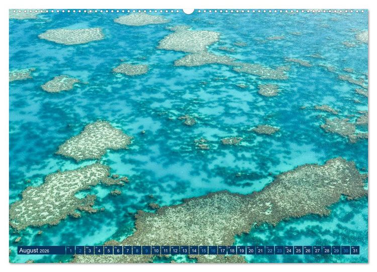 Produktbild: Great Barrier Reef und die Whitsundays (hochwertiger Premium Wandkalender 2026 DIN A2 quer), Kunstdruck in Hochglanz