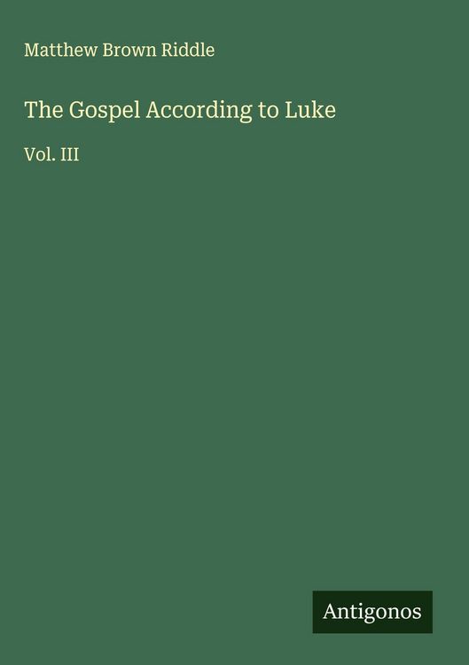 Produktbild: The Gospel According to Luke