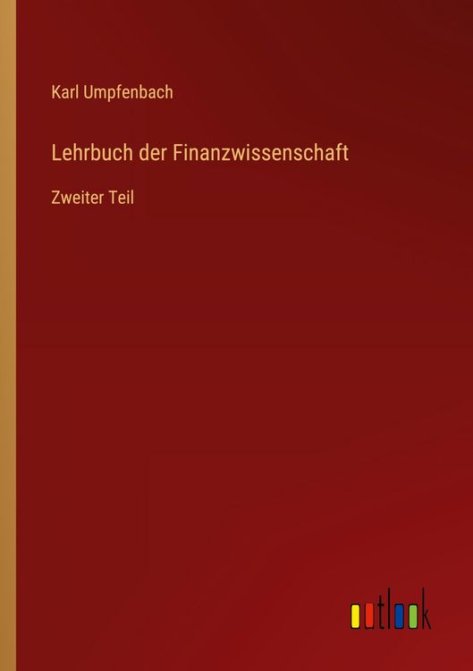 Produktbild: Lehrbuch der Finanzwissenschaft