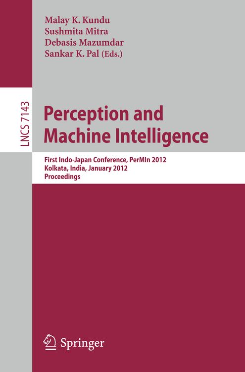 Produktbild: Perception and Machine Intelligence