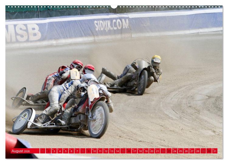 Produktbild: Speedway Sandbahn (Wandkalender 2026 DIN A2 quer), CALVENDO Monatskalender