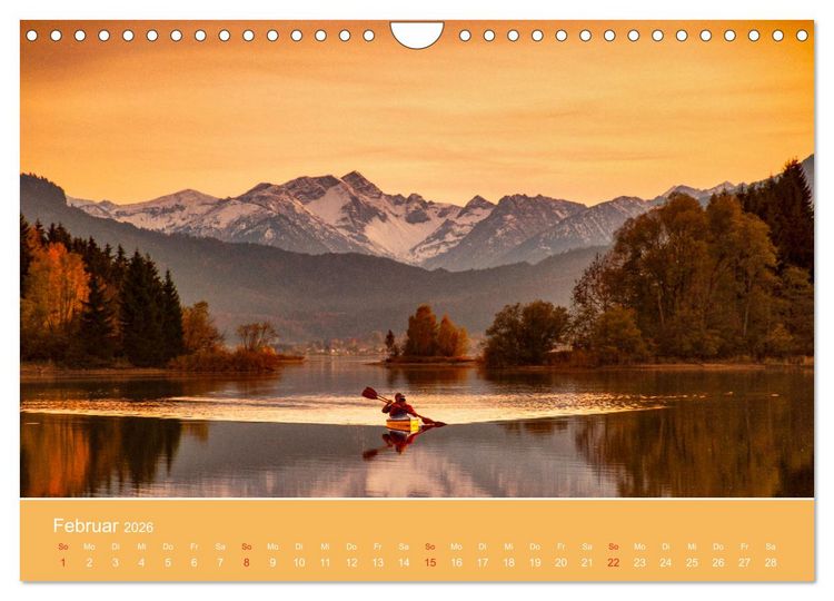 Produktbild: Wo das Allg&auml;u am sch&ouml;nsten ist (Wandkalender 2026 DIN A4 quer), CALVENDO Monatskalender