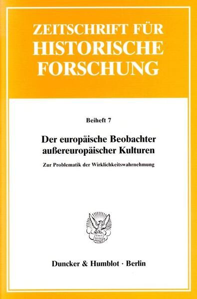 Produktbild: Der europ&auml;ische Beobachter au&szlig;ereurop&auml;ischer Kulturen.