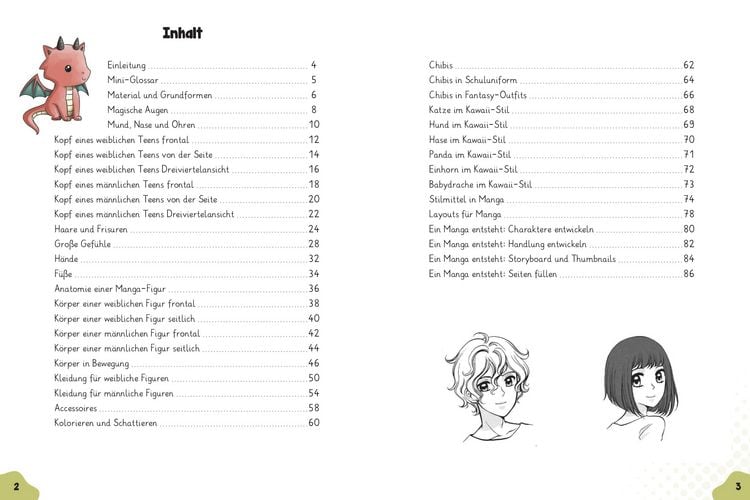 Produktbild: Manga Zeichnen lernen I Schritt-f&uuml;r-Schritt-Anleitung