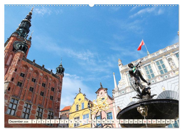 Produktbild: Zoppot und Danzig (Wandkalender 2026 DIN A2 quer), CALVENDO Monatskalender